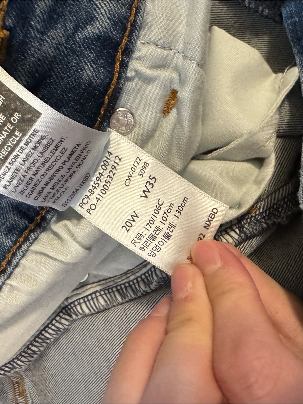 Denizen from Levi's Woman’s Plus Size Boyfriend Jeans - Light Blue Denim - Picture 5 of 5